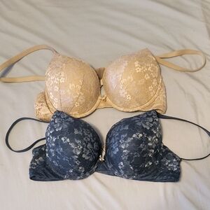 Lot of 2 VS Body By Victoria Perfect Shape Bras 38B